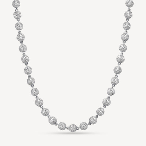 Iced Ball Chain White