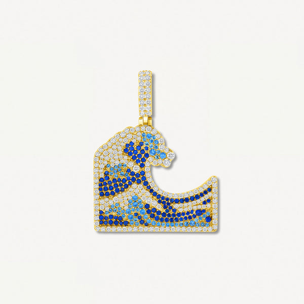 Wave Pendant Gold ICEKARAT