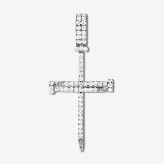 Classic Nail Cross White Gold