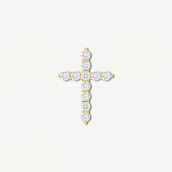 Micro Cross Pendant Gold