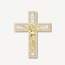  Baguette Jesus Cross Gold